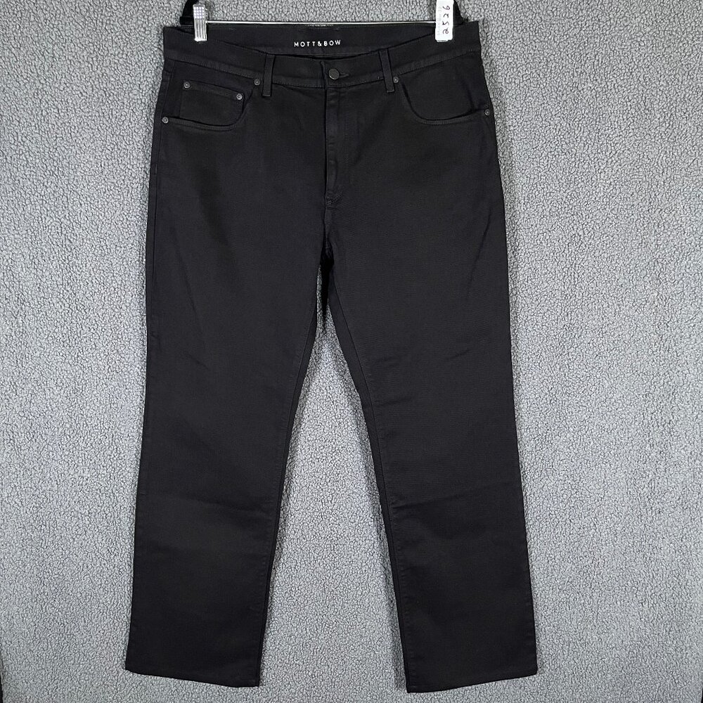 Mott & Bow Straight Fit Jay Jeans - Men's Size 38*32 (Fit 38*30) - Black